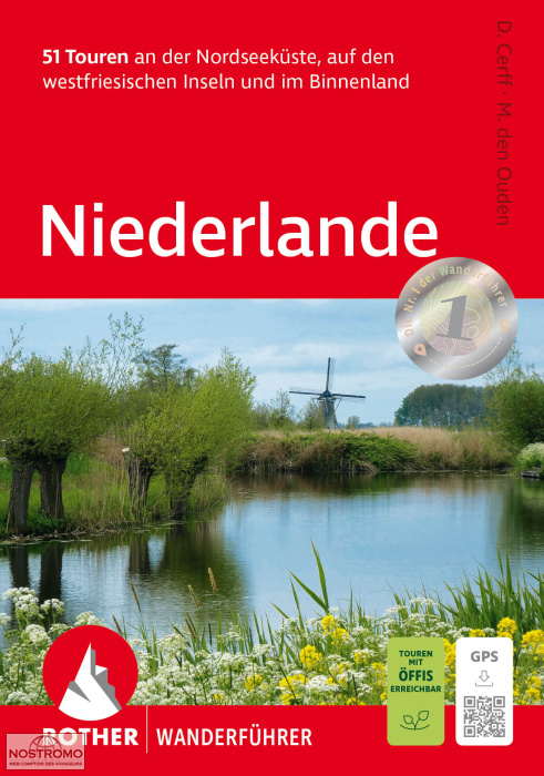 PAYS-BAS | guide de randonnée Rother