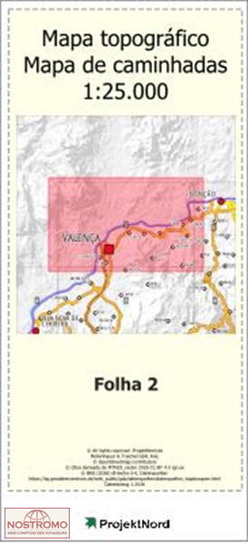 002 VALENÇA | Projektnord topographic map