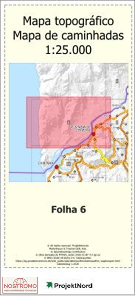 006 VILA NOVA DE CERVEIRA | Projektnord topographic map
