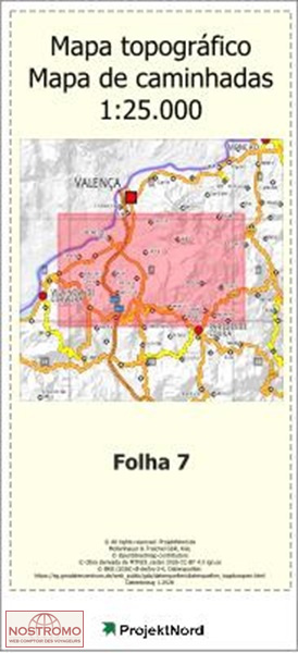 007 SÃO PEDRO DA TORRE (VALENÇA) | Projektnord topographic map