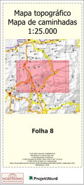 008 CABREIRO (ARCOS DE VALDEVEZ) | Projektnord topographic map