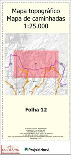 012 RIO DE ONOR (BRAGANÇA) | Projektnord topographic map