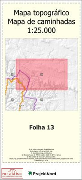 013 GUADRAMIL (BRAGANÇA) | Projektnord topographic map
