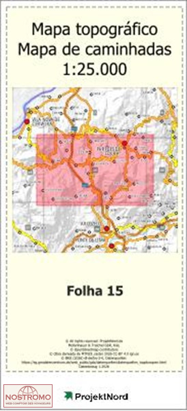 015 PAREDES DE COURA | Projektnord topographic map