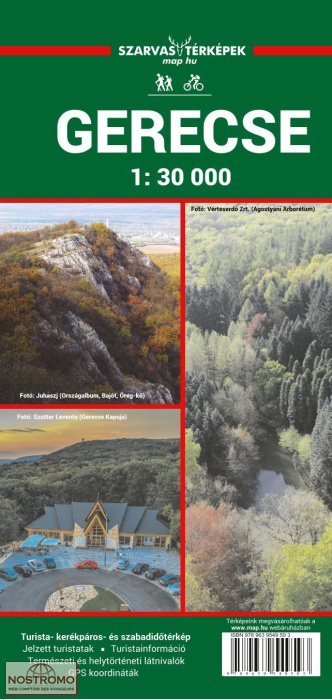 GERECSE | Szarvas hiking map