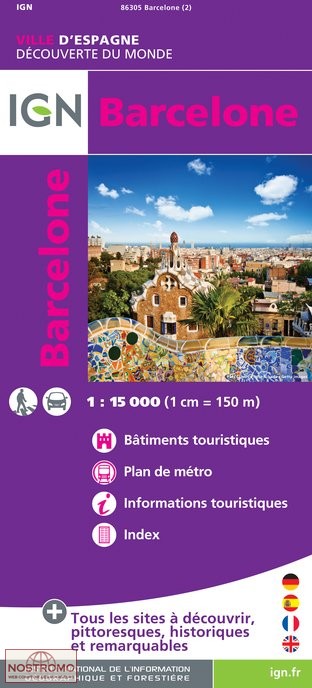 BARCELONE | plan de ville IGN