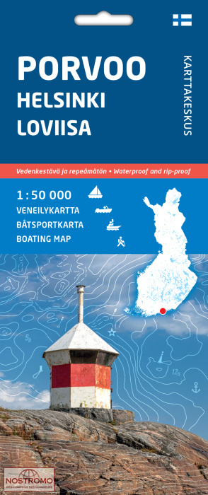 PORVOO - HELSINKI - LOVIISA | carte de tourisme nautique Karttakeskus