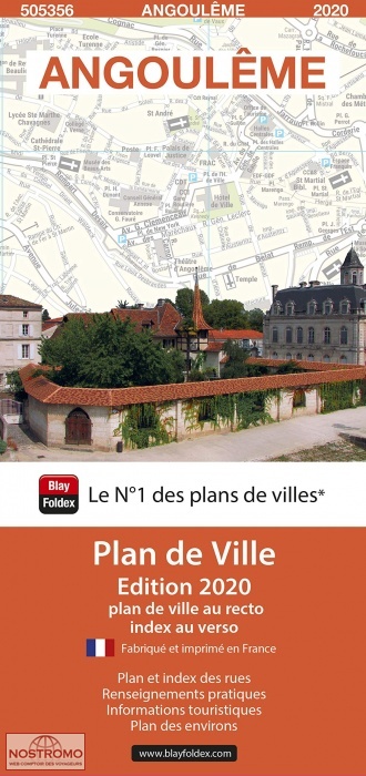 ANGOULÊME | Blay Foldex street map