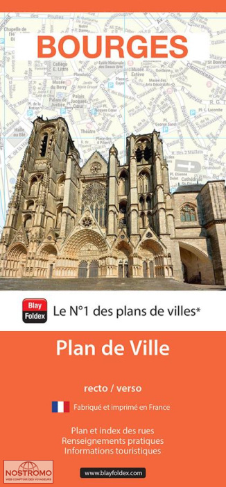 BOURGES | plan de ville Blay Foldex