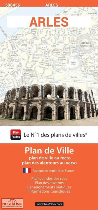 ARLES | plan de ville Blay Foldex