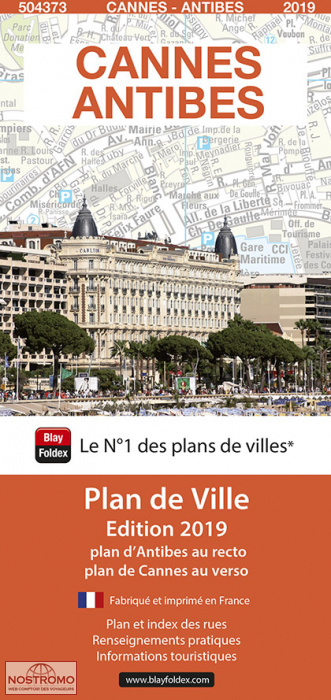 CANNES - ANTIBES | plan de ville Blay Foldex