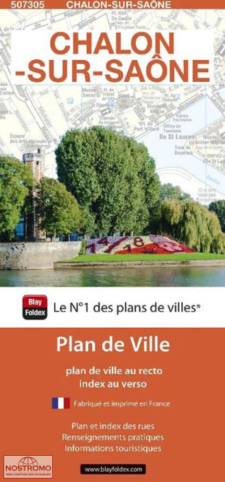 CHALON-SUR-SAÔNE | Blay Foldex street map