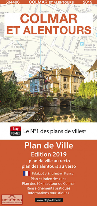 COLMAR AND SURROUNDINGS | Blay Foldex street map