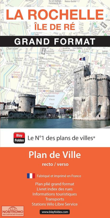 LA ROCHELLE - ÎLE DE RÉ | Blay Foldex street map