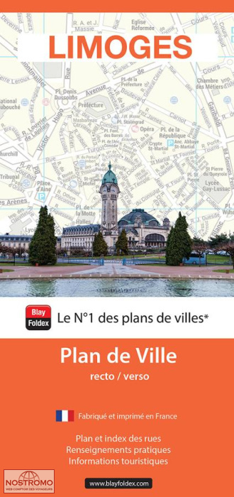 LIMOGES | Blay Foldex street map