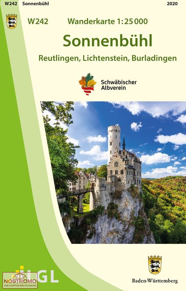 W242 SONNENBÜHL | LGL hiking map