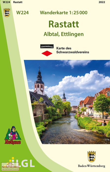 W224 RASTATT | LGL hiking map
