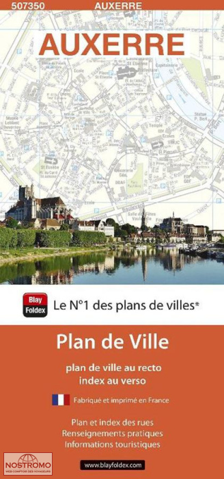 AUXERRE | Blay Foldex street map