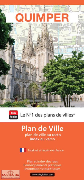 QUIMPER | Blay Foldex street map