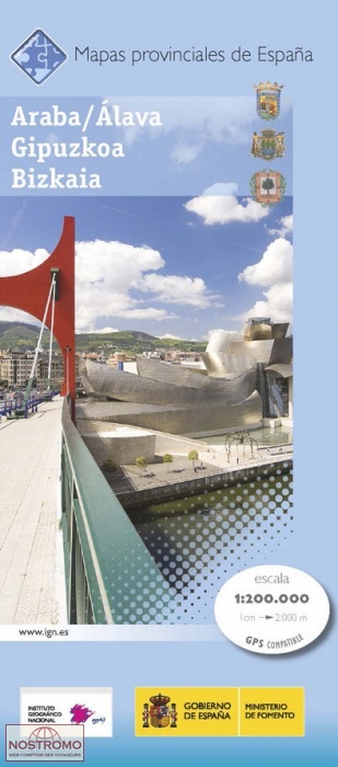 ARABA/ÁLAVA - GIPUZKOA - BIZKAIA | CNIG travel map