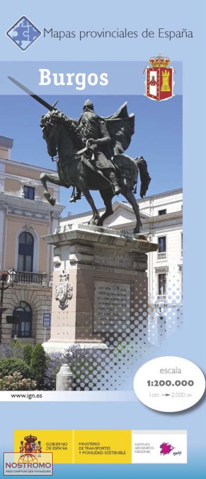 BURGOS | carte touristique CNIG