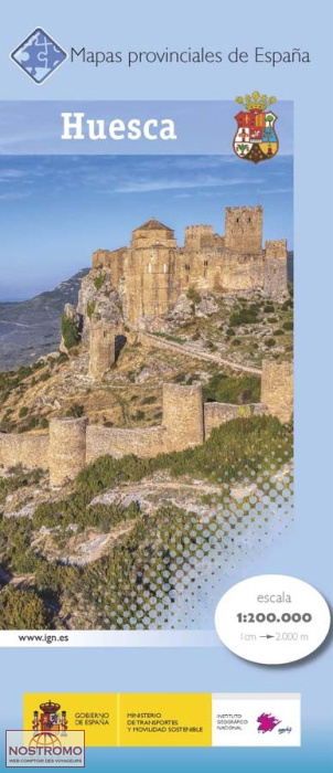 HUESCA | carte touristique CNIG