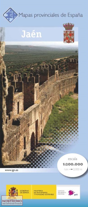 JAÉN | carte touristique CNIG