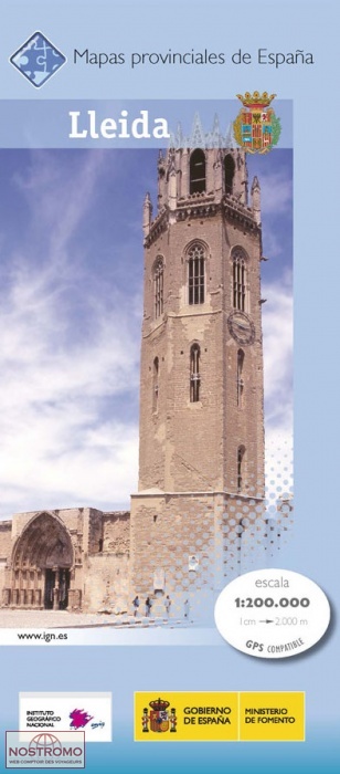 LLEIDA | carte touristique CNIG