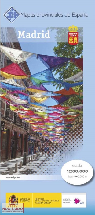 MADRID | carte touristique CNIG