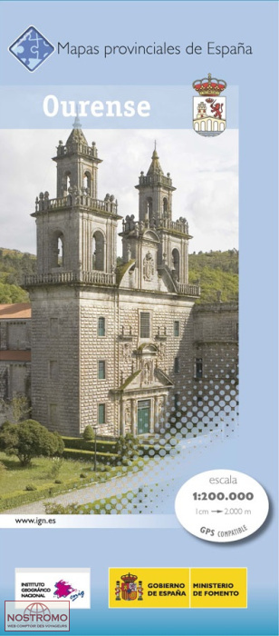 OURENSE | carte touristique CNIG