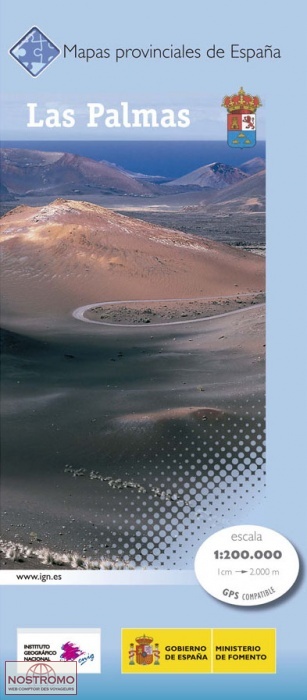 LAS PALMAS | carte touristique CNIG