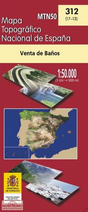 312 VENTA DE BAÑOS | carte topographique CNIG