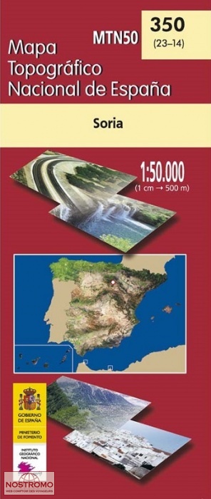 350 SORIA | carte topographique CNIG