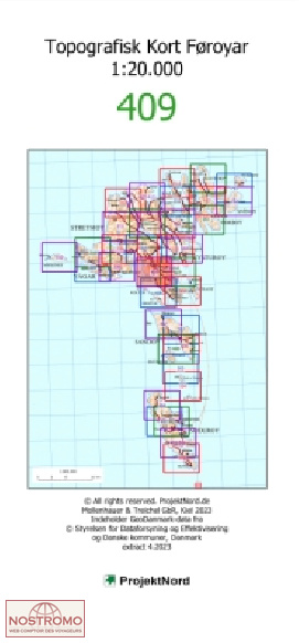 409 NORÖRADALUR | Kort & Matrikelstyrelsen topographical map