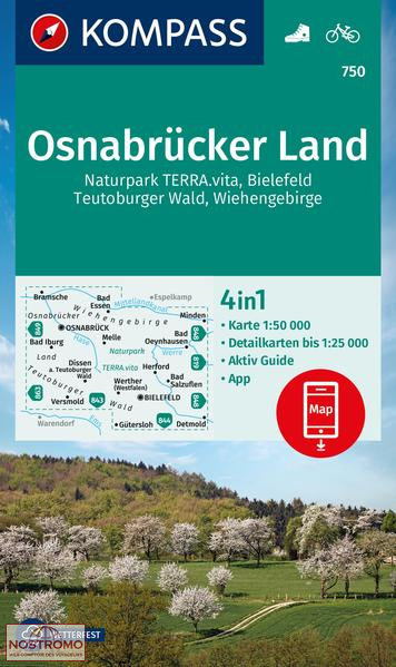 750 OSNABRÜCKER LAND | Kompass hiking map