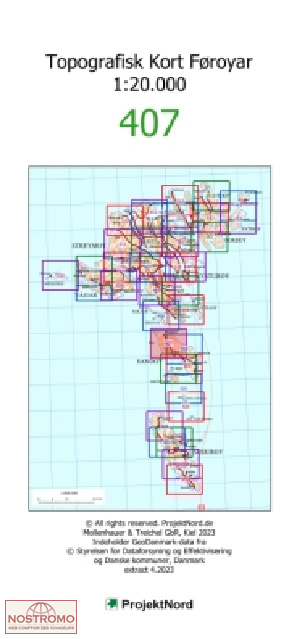 407 SKOPUN | Kort & Matrikelstyrelsen topographical map
