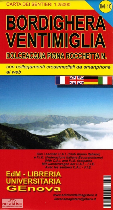 IM 10 - BORDIGHERA - VENTIMIGLIA | Magistero hiking map