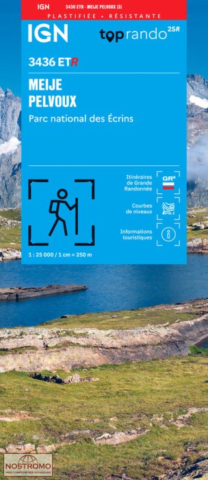 3436ETR MEIJE - PELVOUX | IGN hiking map