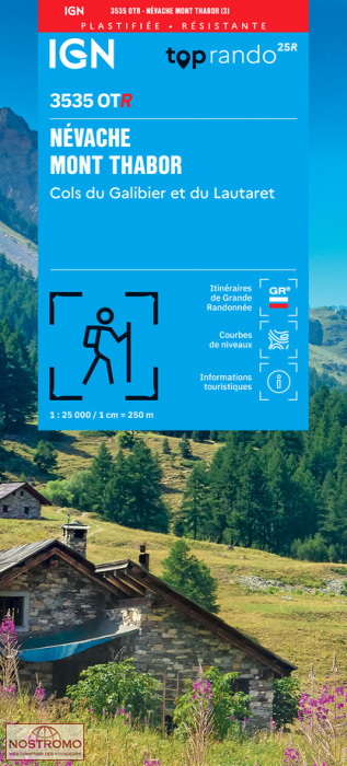 3535OTR NÉVACHE - MONT THABOR | IGN hiking map
