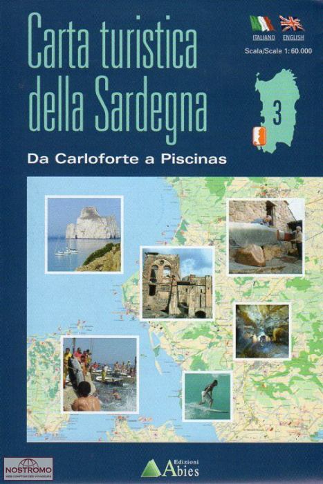 03 CARLOFORTE - PISCINAS | Abies tourist map