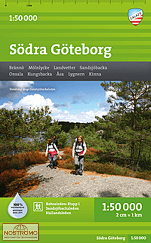 SÖDRA GÖTEBORG | Calazo hiking map