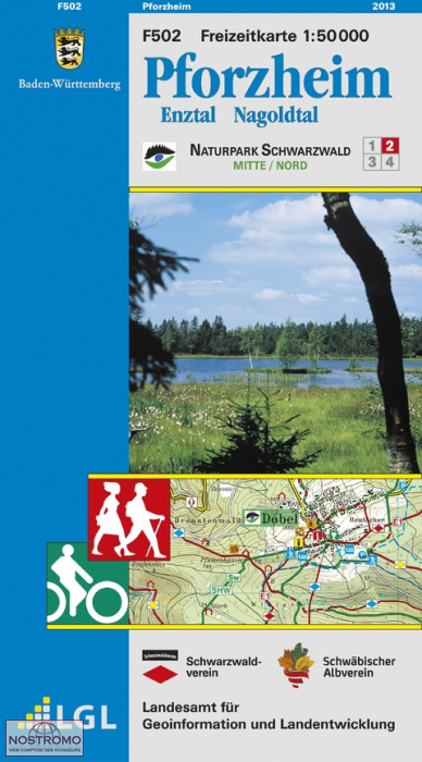 F502 PFORZHEIM | LGL hiking map