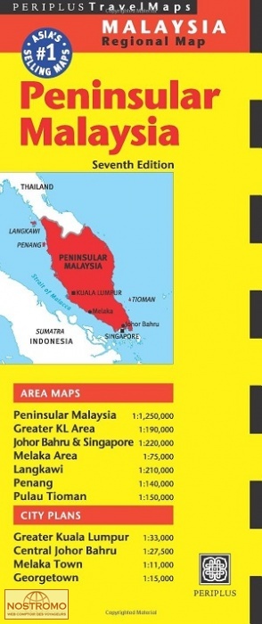 PENINSULAR MALAYSIA | Periplus travel map