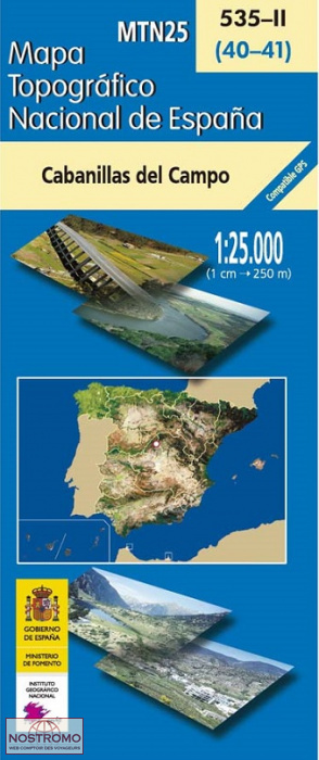 535-2 CABANILLAS DEL CAMPO | CNIG topographical map