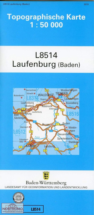 L8514 LAUFENBURG (BADEN) | carte topographique LGL