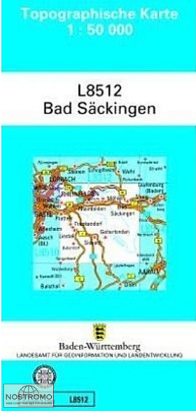 L8512 BAD SÄCKINGEN| carte topographique LGL