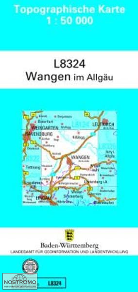 L8324 WANGEN IM ALLGÄU | carte topographique LGL