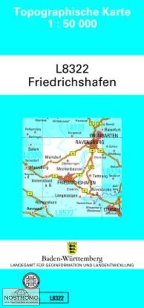 L8322 FRIEDRICHSHAFEN | carte topographique LGL