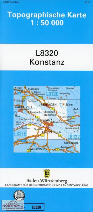 L8320 KONSTANZ | carte topographique LGL