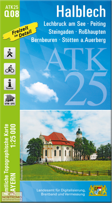 ATK25 - Q08 HALBLECH | LDBV hiking map